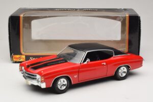 Chevrolet Chevelle SS454 Červený Maisto 1:18 31890-P1 Kov – obrázek 8 z 8