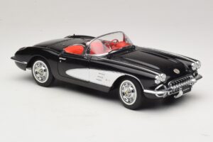 Chevrolet Corvette C1 Tuxedo Black AUTOart 1:18 71142 Kov – obrázek 6 z 8