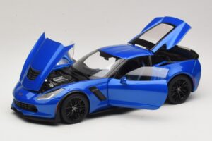 Chevrolet Corvette C7 Z06 Laguna Blue Tintcoat AUTOart 1:18 71265 Kompozit – obrázek 2 z 8