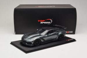 Chevrolet Corvette C7 ZR-1 Shadow Grey Metallic TopSpeed 1:18 TS0148 Pryskyřice – obrázek 6 z 6