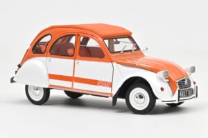 Citroen 2CV Spot Oranžový & Bílý Norev 1:18 181473 Kov – obrázek 2 z 3