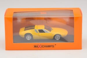 De Tomaso Mangusta Žlutý Maxichamps 1:43 940127120 Kov – obrázek 5 z 5