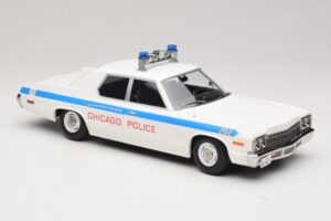 Dodge Monaco Chicago Policie KK-Scale 1:18 KKDC181151 Kov – obrázek 4 z 6