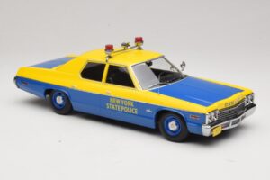 Dodge Monaco New York State Police Žlutá & Modrá KK-Scale 1:18 KKDC181156 Kov – obrázek 4 z 6