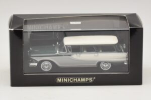 Edsel Bermuda Kombi Tmavě Zelená Bílá Minichamps 1:43 400082013 Kov – obrázek 5 z 5