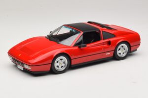 Ferrari 328 GTS Červený S Černým Interiérem KK-Scale 1:18 KKDC180551 Kov – obrázek 2 z 7