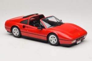 Ferrari 328 GTS Červený S Černým Interiérem KK-Scale 1:18 KKDC180551 Kov – obrázek 5 z 7