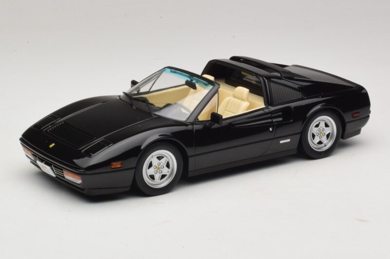 Ferrari 328 GTS US Version Černý Miami Vice Sonny KK-Scale 1:18 KKDC181702 Kov