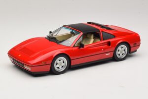 Ferrari 328 GTS Americká Verze Červený Beverly Hills Cop II S Béžovým Interiérem KK-Scale 1:18 KKDC181701 Kov – obrázek 2 z 7