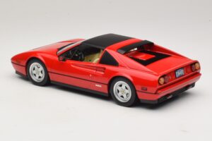 Ferrari 328 GTS Americká Verze Červený Beverly Hills Cop II S Béžovým Interiérem KK-Scale 1:18 KKDC181701 Kov – obrázek 6 z 7