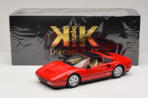 Ferrari 328 GTS Americká Verze Červený Beverly Hills Cop II S Béžovým Interiérem KK-Scale 1:18 KKDC181701 Kov – obrázek 7 z 7