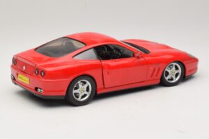 Ferrari 550 Maranello Červený Majorette 1:18 5974 Kov – obrázek 3 z 8