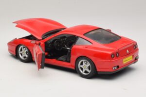Ferrari 550 Maranello Červený Majorette 1:18 5974 Kov – obrázek 5 z 8