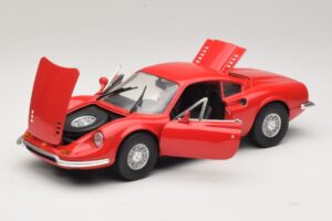 Ferrari Dino 246 Červený Majorette 1:18 5271 Kov – obrázek 2 z 8