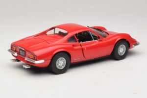 Ferrari Dino 246 Červený Majorette 1:18 5271 Kov – obrázek 3 z 8
