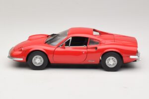 Ferrari Dino 246 Červený Majorette 1:18 5271 Kov – obrázek 4 z 8