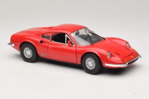 Ferrari Dino 246 Červený Majorette 1:18 5271 Kov – obrázek 6 z 8