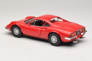 Ferrari Dino 246 Červený Majorette 1:18 5271 Kov – obrázek 7 z 8