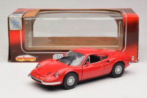 Ferrari Dino 246 Červený Majorette 1:18 5271 Kov – obrázek 8 z 8