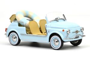 Fiat 500 Jolly Modrý Norev 1:18 187793 Kov