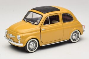 Fiat 500 Žlutý Solido 1:18 8042 Kov