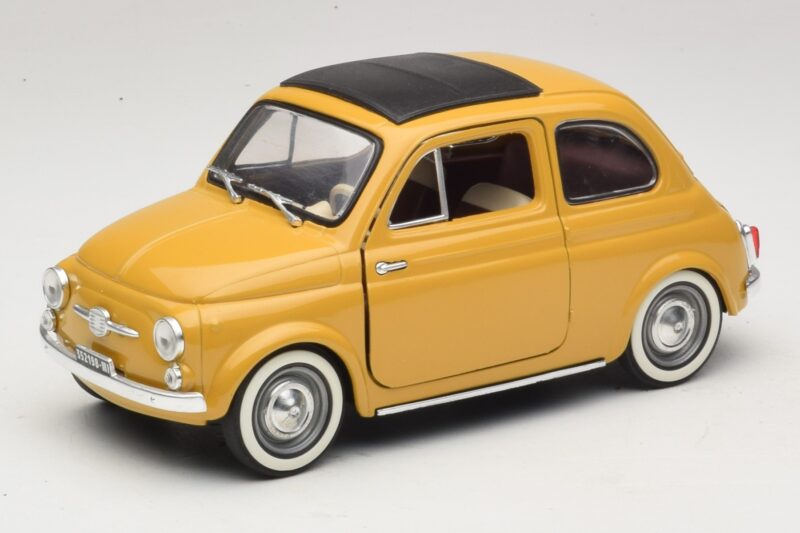 Fiat 500 Žlutý Solido 1:18 8042 Kov
