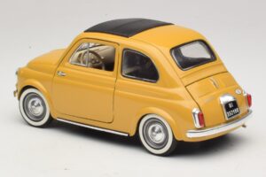Fiat 500 Žlutý Solido 1:18 8042 Kov – obrázek 7 z 8