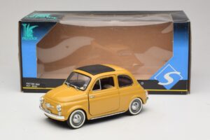 Fiat 500 Žlutý Solido 1:18 8042 Kov – obrázek 8 z 8
