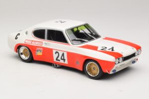 Ford Capri RS 2600 #24 D. Glemser / J. Mass 9 Hours of Kyalami Class Winner 1971 Minichamps 1:18 155718509 Kov – obrázek 4 z 6