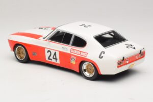 Ford Capri RS 2600 #24 D. Glemser / J. Mass 9 Hours of Kyalami Class Winner 1971 Minichamps 1:18 155718509 Kov – obrázek 5 z 6