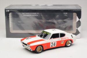 Ford Capri RS 2600 #24 D. Glemser / J. Mass 9 Hours of Kyalami Class Winner 1971 Minichamps 1:18 155718509 Kov – obrázek 6 z 6