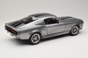 Ford Mustang Shelby GT500 Eleanor Šedá Metalíza & Černý KK-Scale 1:12 KKDC120171 Kov – obrázek 3 z 8