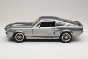 Ford Mustang Shelby GT500 Eleanor Šedá Metalíza & Černý KK-Scale 1:12 KKDC120171 Kov – obrázek 4 z 8