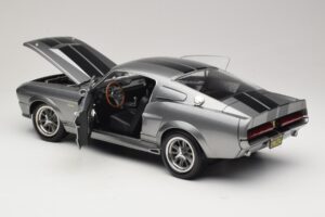 Ford Mustang Shelby GT500 Eleanor Šedá Metalíza & Černý KK-Scale 1:12 KKDC120171 Kov – obrázek 5 z 8