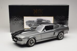 Ford Mustang Shelby GT500 Eleanor Šedá Metalíza & Černý KK-Scale 1:12 KKDC120171 Kov – obrázek 8 z 8