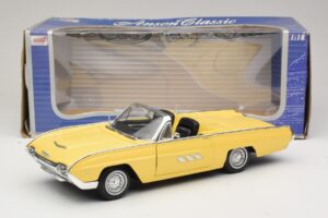 Ford Thunderbird Kabriolet Žlutý Anson 1:18 30334-P1 Kov – obrázek 8 z 8