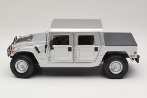 Hummer H1 Hardtop Stříbrná Maisto 1:18 36857 Kov – obrázek 4 z 8