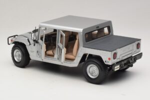 Hummer H1 Hardtop Stříbrná Maisto 1:18 36857 Kov – obrázek 5 z 8
