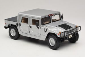 Hummer H1 Hardtop Stříbrná Maisto 1:18 36857 Kov – obrázek 6 z 8