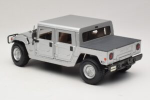 Hummer H1 Hardtop Stříbrná Maisto 1:18 36857 Kov – obrázek 7 z 8