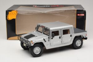 Hummer H1 Hardtop Stříbrná Maisto 1:18 36857 Kov – obrázek 8 z 8