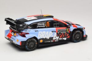 Hyundai i20 N Rally1 #11 T. Neuville / M. Wydaeghe Rally Monte Carlo 2026 IXO 1:18 18RMC270B Kov – obrázek 2 z 6