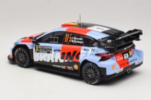 Hyundai i20 N Rally1 #11 T. Neuville / M. Wydaeghe Rally Monte Carlo 2026 IXO 1:18 18RMC270B Kov – obrázek 5 z 6