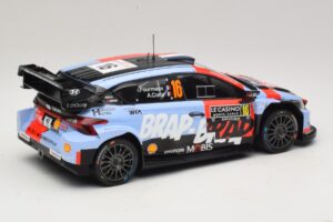 Hyundai i20 N Rally1 #16 A. Fourmaux / A. Coria Rally Monte Carlo 2026 IXO 1:18 18RMC270A Kov – obrázek 2 z 6