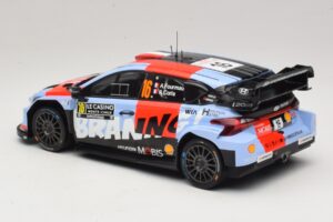 Hyundai i20 N Rally1 #16 A. Fourmaux / A. Coria Rally Monte Carlo 2026 IXO 1:18 18RMC270A Kov – obrázek 5 z 6