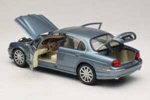Jaguar S-Type X200 Modrý Maisto 1:18 31865 Kov – obrázek 5 z 8