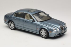 Jaguar S-Type X200 Modrý Maisto 1:18 31865 Kov – obrázek 6 z 8