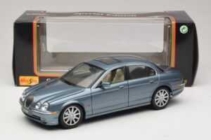 Jaguar S-Type X200 Modrý Maisto 1:18 31865 Kov – obrázek 8 z 8