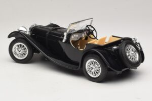 Jaguar SS100 Roadster Černý Bburago 1:18 3006-M3 Kov – obrázek 5 z 6