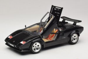Lamborghini Countach 5000 Quattrovalvole Černý Bburago 1:18 3337 Kov – obrázek 2 z 8
